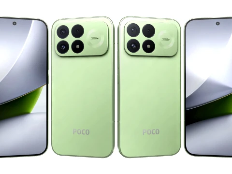 Xiaomi Poco F9 Pro Green 3D Model