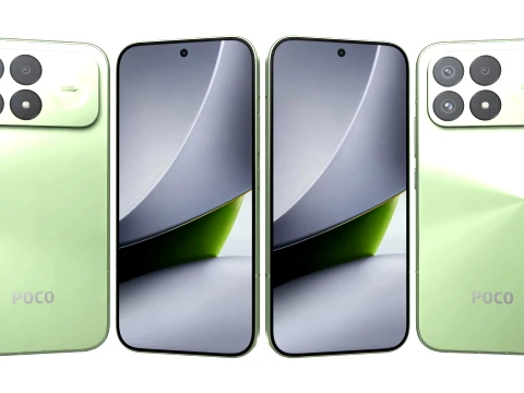 Xiaomi Poco F9 Pro Green 3D Model