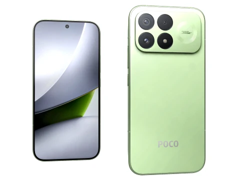 Xiaomi Poco F9 Pro Green 3D Model