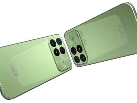 Xiaomi Poco F9 Pro Green 3D Model