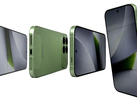 Xiaomi Poco F9 Pro Green 3D Model