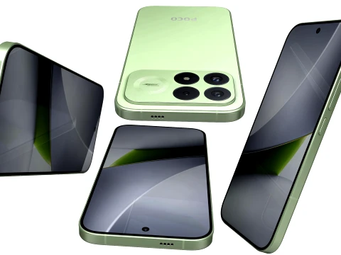Xiaomi Poco F9 Pro Green 3D Model