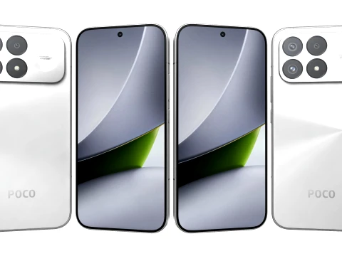 Xiaomi Poco F9 Pro White 3D Model