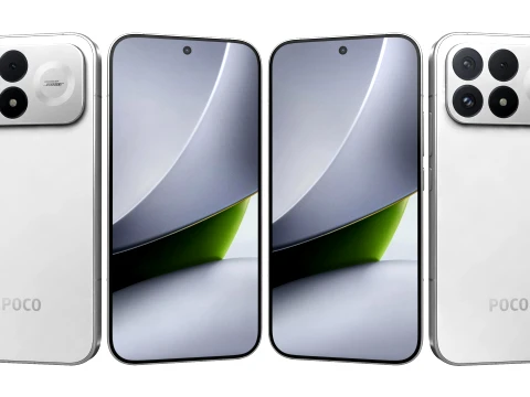 Xiaomi Poco F9 Pro White 3D Model