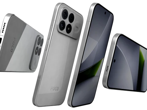 Xiaomi Poco F9 Pro White 3D Model