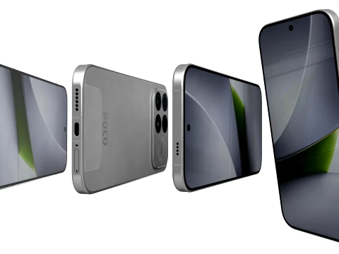 Xiaomi Poco F9 Pro White 3D Model