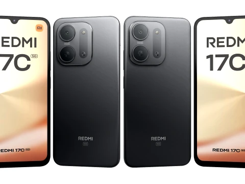 Xiaomi Redmi 17C 5G Black 3D Model
