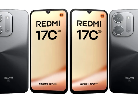 Xiaomi Redmi 17C 5G Black 3D Model