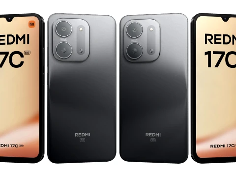 Xiaomi Redmi 17C 5G Black 3D Model