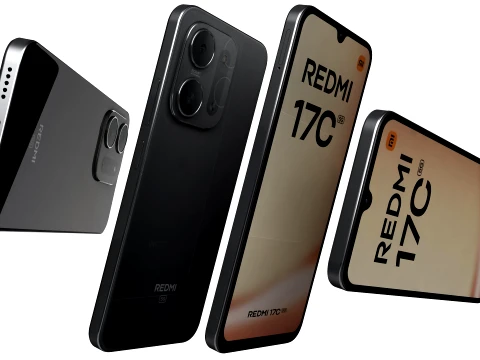 Xiaomi Redmi 17C 5G Black 3D Model
