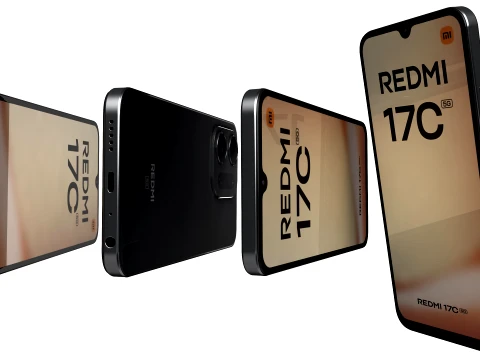 Xiaomi Redmi 17C 5G Black 3D Model