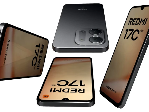 Xiaomi Redmi 17C 5G Black 3D Model