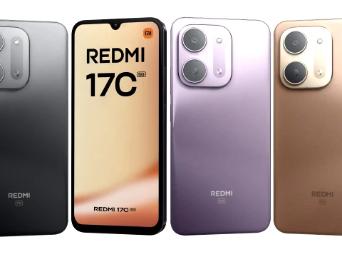 Xiaomi Redmi 17C 5G All Colors 3D Model