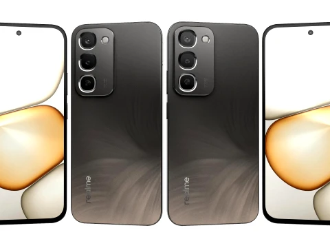 Realme 16x 5G Black 3D Model
