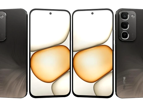 Realme 16x 5G Black 3D Model