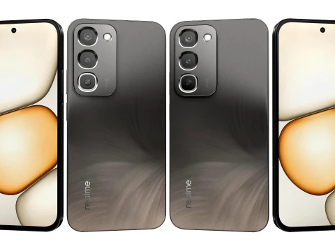 Realme 16x 5G Black 3D Model
