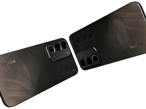 Realme 16x 5G Black 3D Model