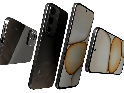 Realme 16x 5G Black 3D Model