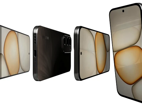 Realme 16x 5G Black 3D Model