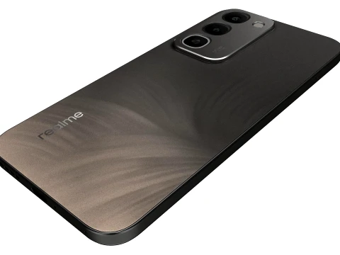 Realme 16x 5G Black 3D Model