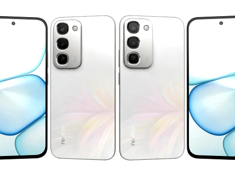 Realme 16x 5G White 3D Model
