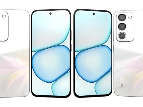 Realme 16x 5G White 3D Model