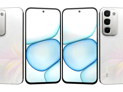 Realme 16x 5G White 3D Model