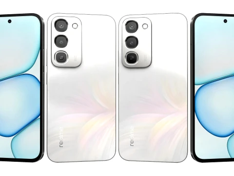 Realme 16x 5G White 3D Model