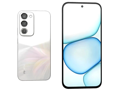 Realme 16x 5G White 3D Model