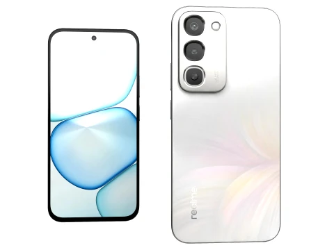 Realme 16x 5G White 3D Model