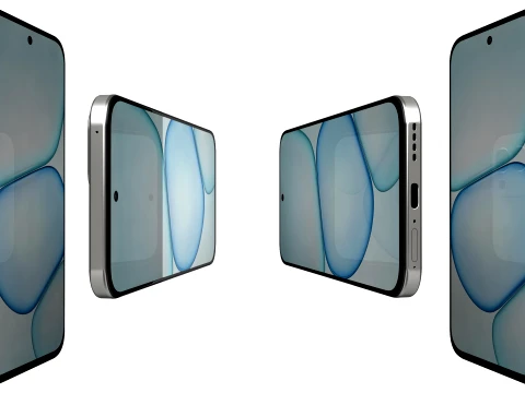 Realme 16x 5G White 3D Model