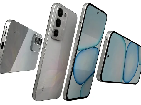 Realme 16x 5G White 3D Model
