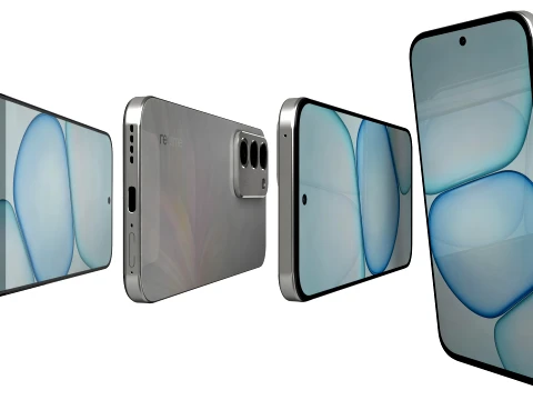 Realme 16x 5G White 3D Model
