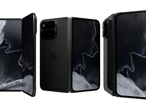 Google Pixel 11 Pro Fold Black 3D Model
