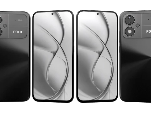 Xiaomi Poco M8 Power Black 3D Model