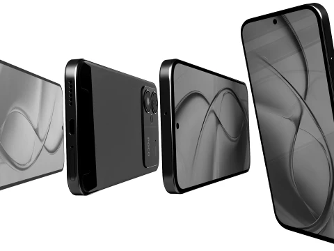 Xiaomi Poco M8 Power Black 3D Model