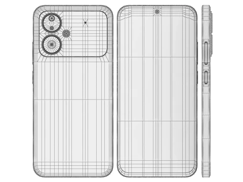 Xiaomi Poco M8 Power Black 3D Model