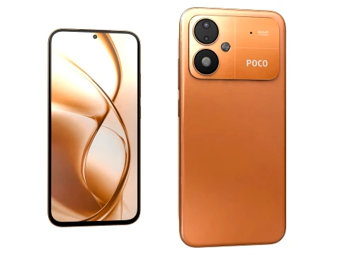 Xiaomi Poco M8 Power Blaze Orange 3D Model