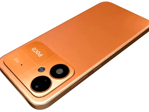 Xiaomi Poco M8 Power Blaze Orange 3D Model