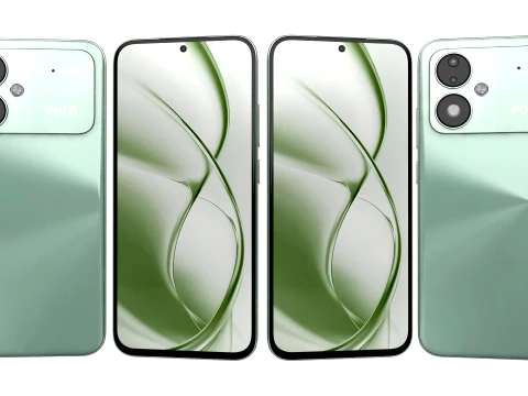 Xiaomi Poco M8 Power Green 3D Model