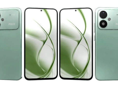 Xiaomi Poco M8 Power Green 3D Model