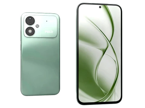 Xiaomi Poco M8 Power Green 3D Model