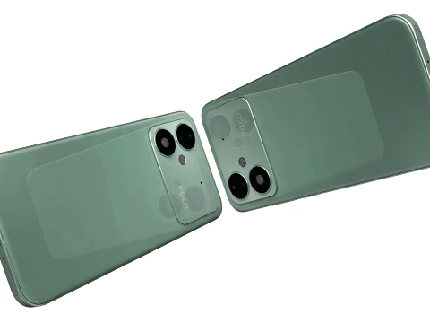 Xiaomi Poco M8 Power Green 3D Model
