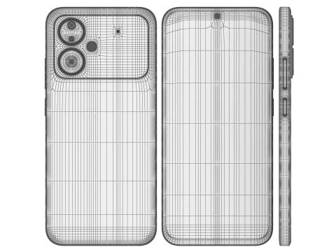 Xiaomi Poco M8 Power Green 3D Model