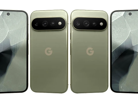 Google Pixel 11 Pro Olive 3D Model