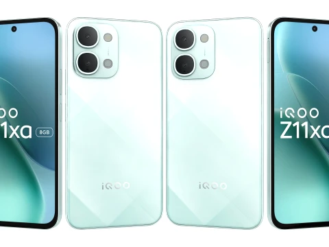 IQOO Z11XA 5G Prism&aacute;tico Verde Modelo 3D