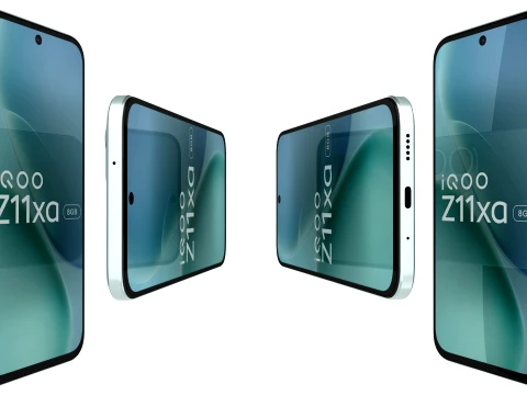 IQOO Z11XA 5G Prismatic Green 3D Model