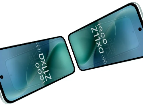 IQOO Z11XA 5G Prismatic Green 3D Model