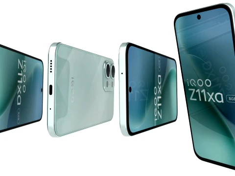 IQOO Z11XA 5G Prismatic Green 3D Model