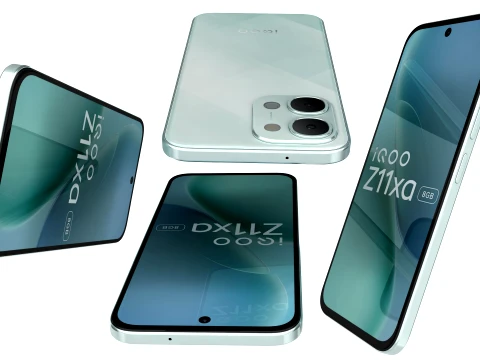IQOO Z11XA 5G Prismatic Green 3D Model